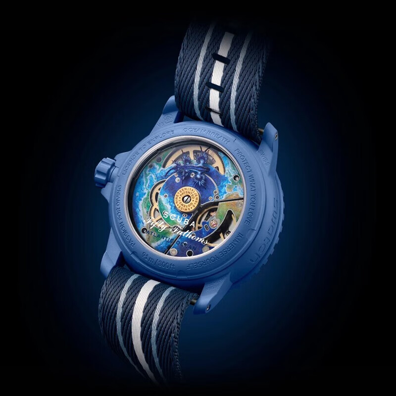 BLANCPAIN 宝珀 XS.WATCH腕表五十噚系列男女表机械手表42.3mm 蓝色大西洋 3759元（