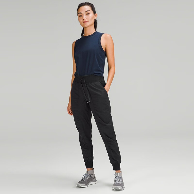 lululemon 丨Dance Studio 女士中腰运动裤 LW5EZUA 黑色 S 308.3元