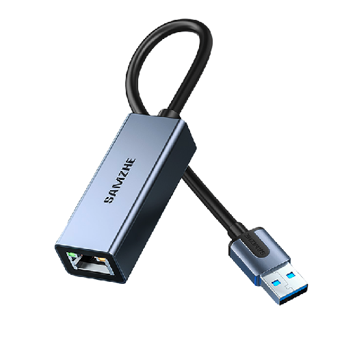 山泽 HWK02 USB-A网线接口转换器 灰色 54元