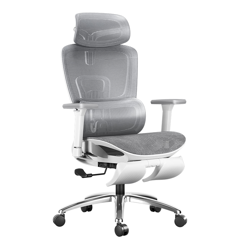 PLUS会员：黑白调E2 人体工学椅办公椅子 白色高配 940.21元包邮（有家居卡可 