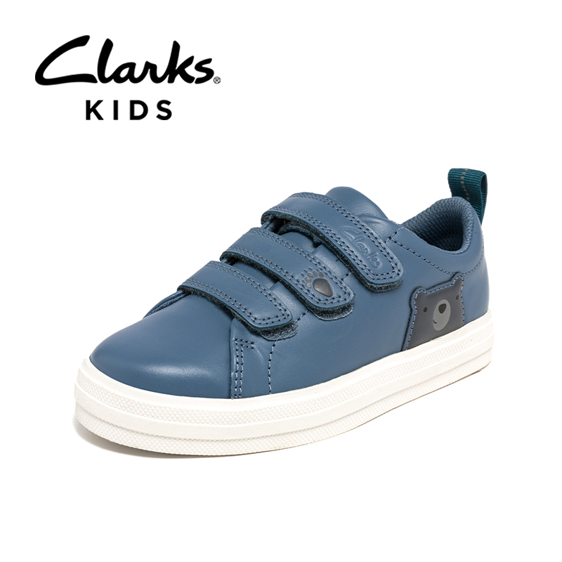 88VIP：Clarks 其乐 童鞋春夏季时尚休闲板鞋可爱透气舒适男童鞋 105.75元（需