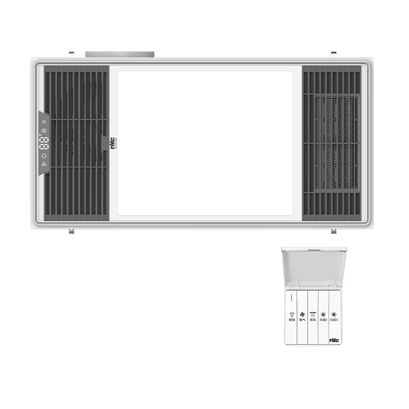 限政补、plus:雷士（NVC）风暖浴霸过滤净化除尘卫生间排气扇照明一体双核
