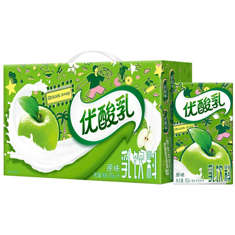 yili 伊利 优酸乳原味250ml*24盒 27.62元