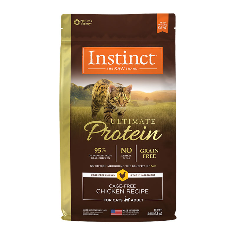 Instinct 百利 高蛋白鸡肉成猫粮 4.5kg 159.67元