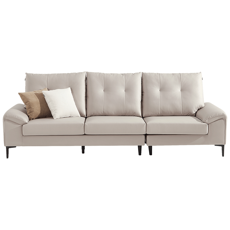 全友家居 科技布沙发客厅家用简约现代奶油风小户型直排布艺沙发家具 1533.