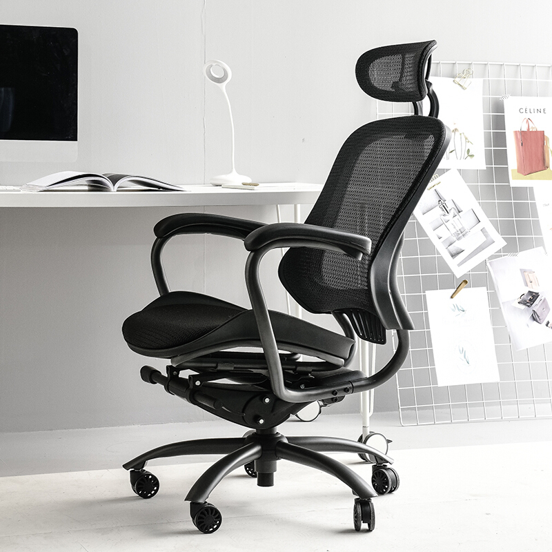 YANXUAN 网易严选 开拓者系列 人体工学电脑椅 黑色 升级款 987.81元