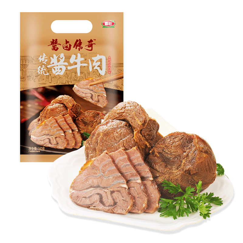 喜旺传统酱牛肉 牛腱肉140g 26.61元+凑单品2.55元