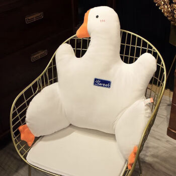 白色大鹅腰靠55*45 ￥10.9