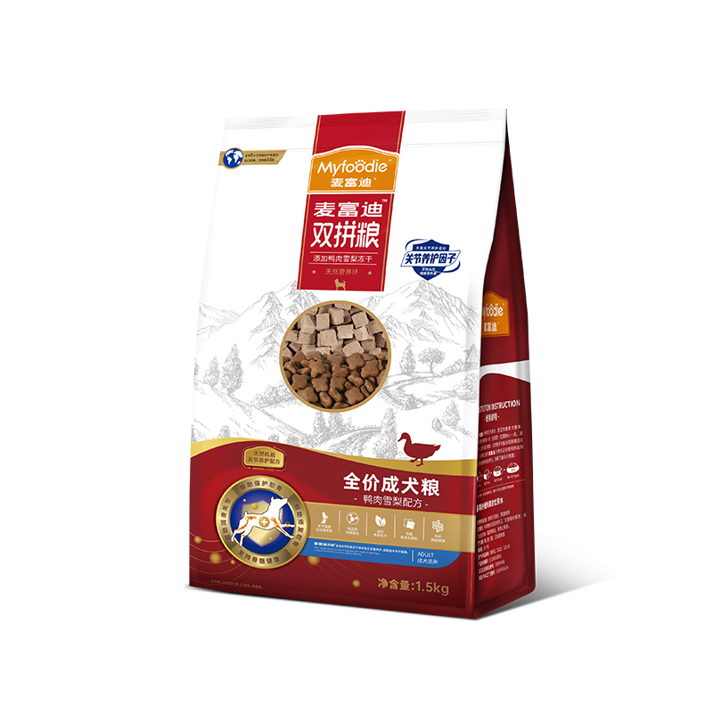 Myfoodie 麦富迪 狗粮鸭肉雪梨冻干犬粮软骨素呵护关节冻干犬粮 5.9元