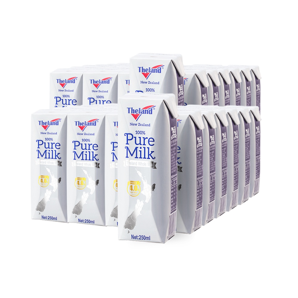 Theland 纽仕兰 新西兰进口4.0g蛋白质高钙全脂牛奶250ml*48 139.25元（需买2件，