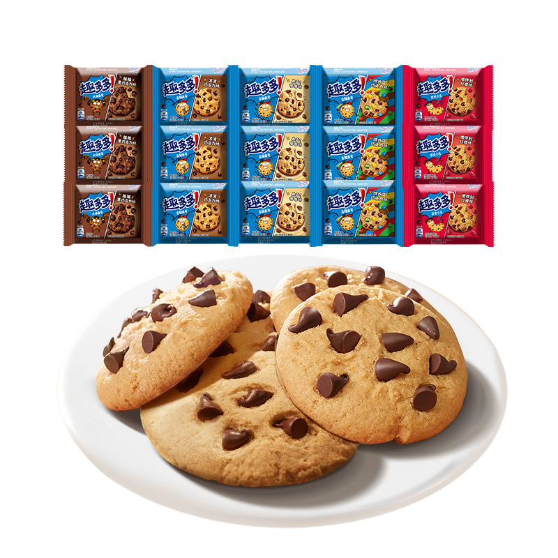88VIP：趣多多 曲奇饼干五口味混合15包组合散装343g分享装每日零食 6.9元
