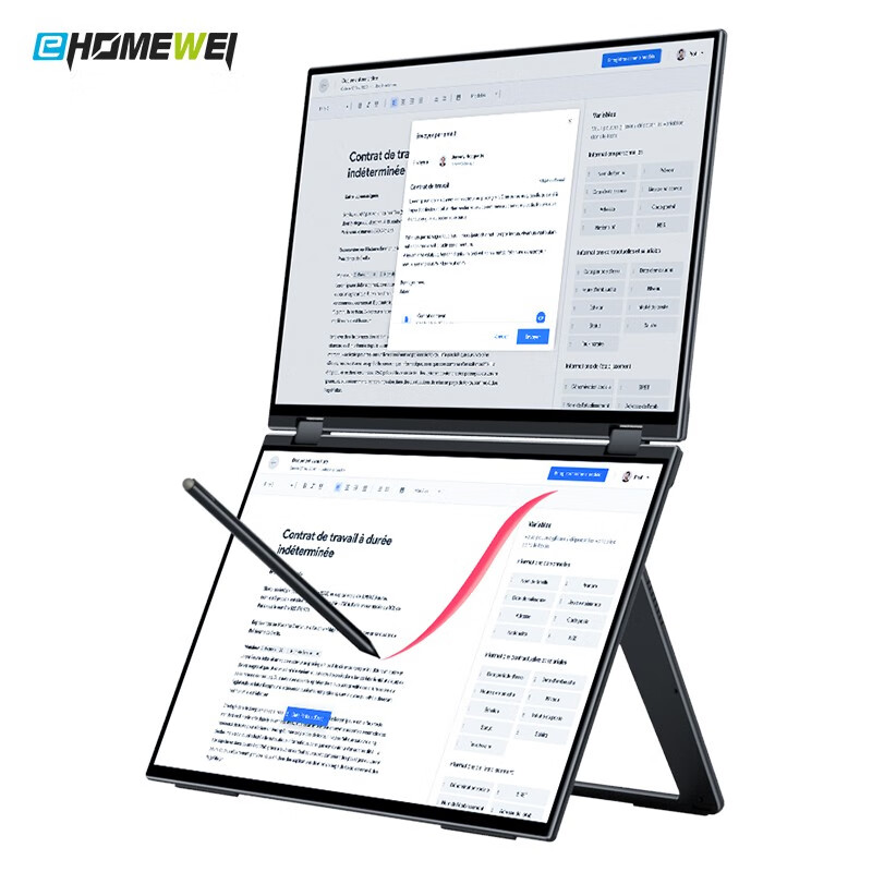 EHOMEWEI 一泓微 X2 15.6英寸双屏便携显示器（1920X1080、60Hz笔触） 2899元