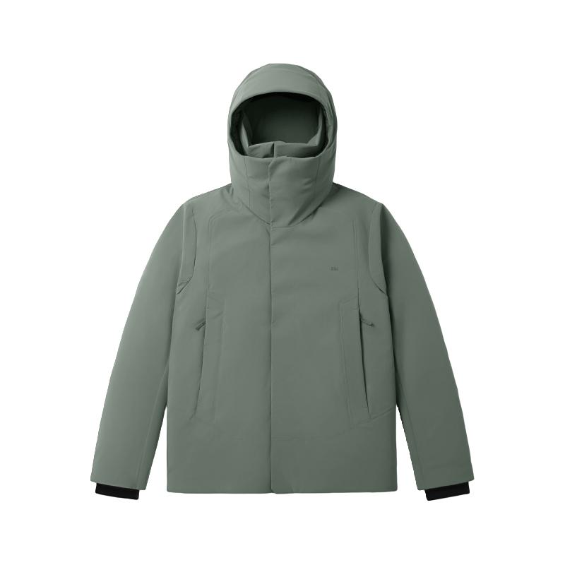 蕉下 冲锋方箱羽绒服男款冬季加厚保暖户外防风防水可机洗棉服外套 999元