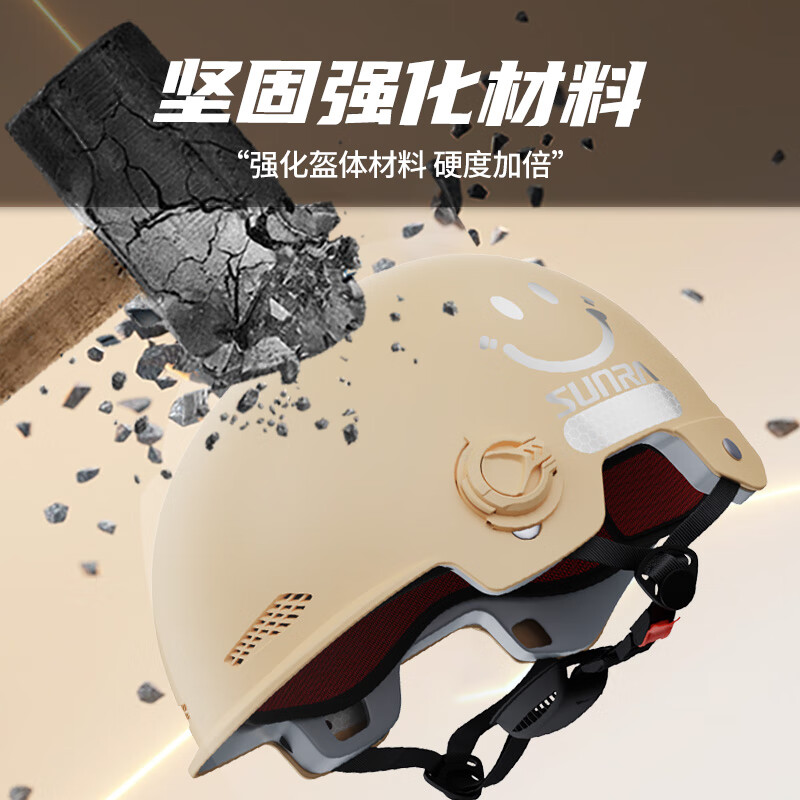 plus:新日 SUNRA电动车头盔3C国标 13.51元