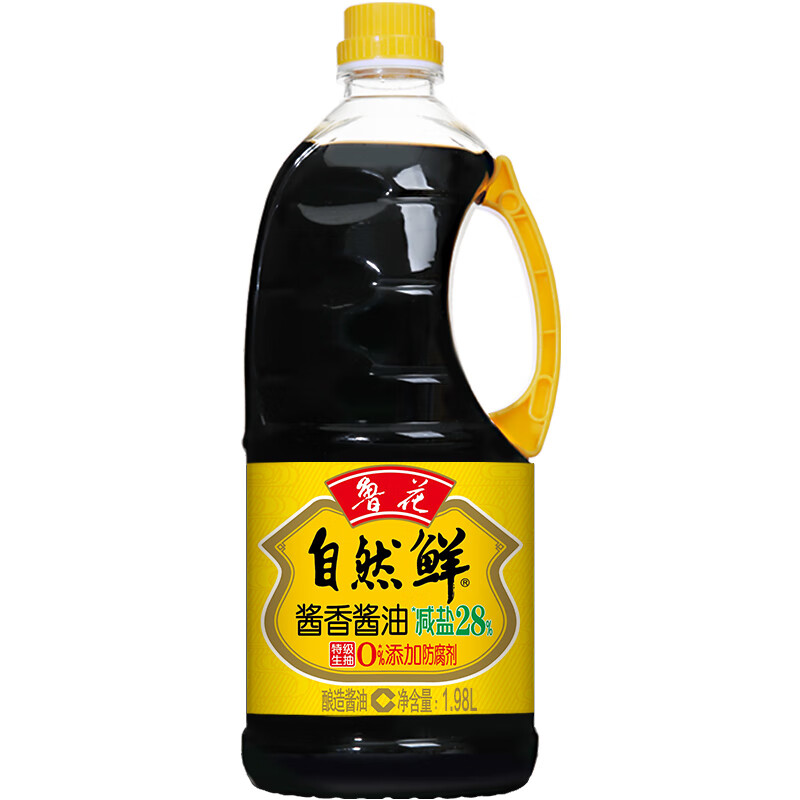 luhua 鲁花 自然鲜 酱香酱油 1.98L 17.16元（需买2件，共34.31元）