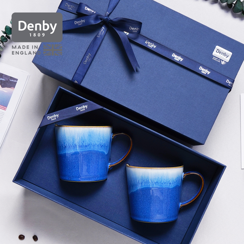 DENBY 丹碧 蓝雾马克杯 情侣对杯礼盒 294.1元（满减）