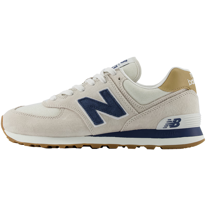 plus会员：NEW BALANCE NB574 情侣运动鞋 男鞋女鞋 运动鞋 灰色 ML574LGI 42.5 (脚长27