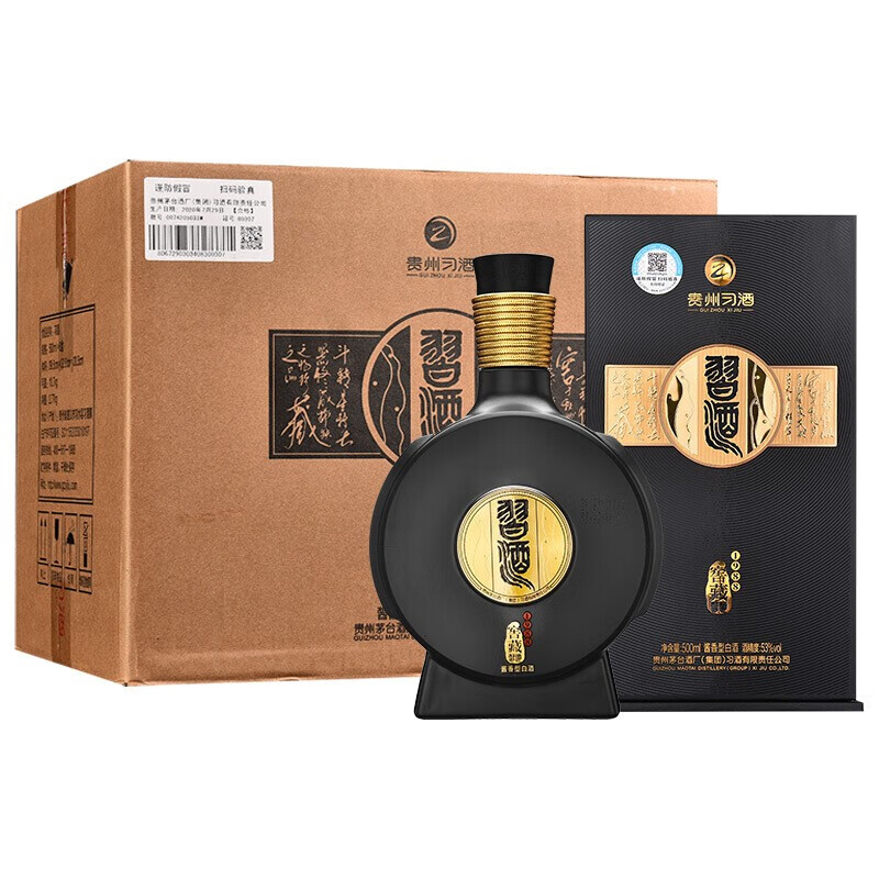 习酒 窖藏1988 53%vol 酱香型白酒 500mL*6瓶 2680元