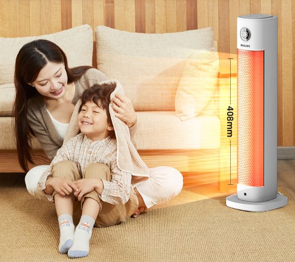 PLUS会员：PHILIPS 飞利浦 年度新品 AHR3165FD 石墨烯取暖器家用暖风机 326.36元（