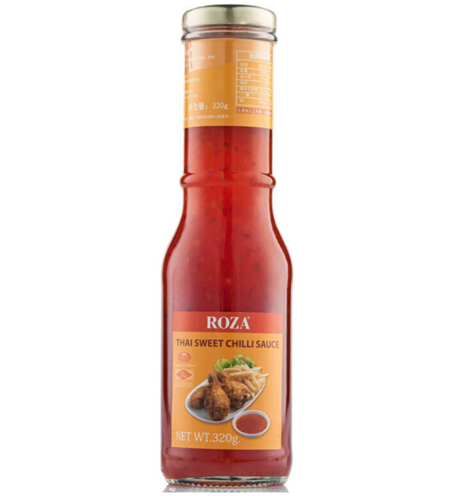 ROZA 露莎士 甜辣酱320g 烧烤酱火锅酱鸡翅炸鸡蘸酱拌面酱调味料泰国进口 14.3