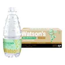 屈臣氏 苏打水青柠檬味380ml*18瓶0糖0脂0卡气泡水饮料出游便携京东专供