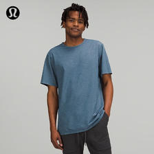lululemon 丨Commission 男士短袖 T 恤 *Wash LM3DGQS 染料河蓝色 L 650元