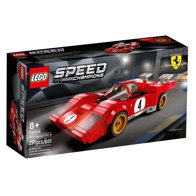 PLUS会员：LEGO 乐高 Speed超级赛车系列 76906 1970年法拉利 512 M 138.33元包邮