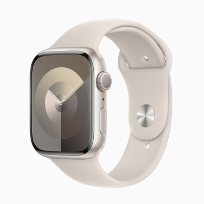 苹果 Apple Watch S9 GPS 铝金属表壳45mm 星光色 2349元