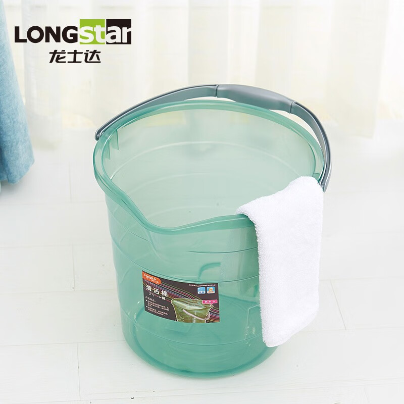 LONGSTAR 龙士达 L-1295 加厚耐用手提水桶 12L 绿色 家用洗车桶 15.79元（需用券