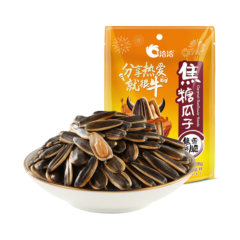 ChaCheer 洽洽 瓜子 焦糖味 108g 6.5元