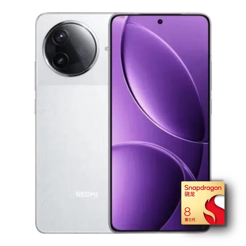 红米 REDMI K80 5G手机 12GB+256GB 玄夜黑 第三代骁龙8 1452.4元（需用券）