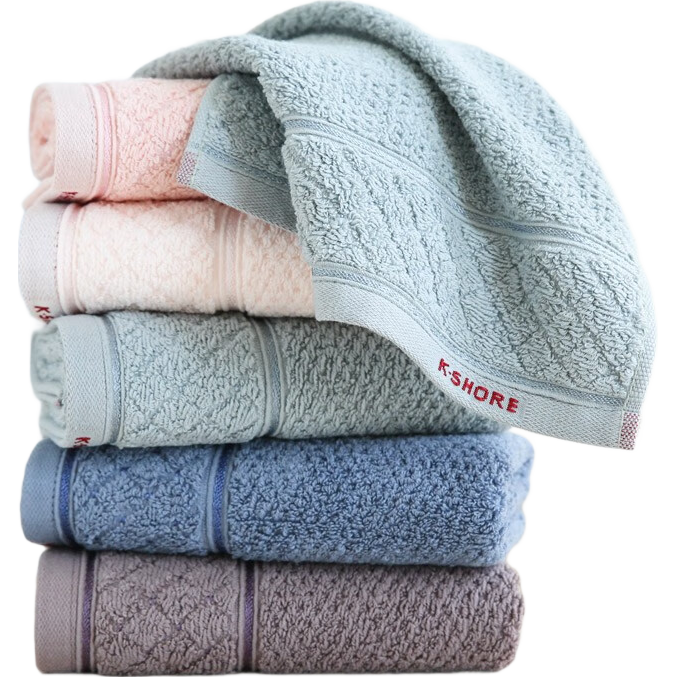 金号 纯棉A类加厚提花毛巾 4条装 长绒棉家用柔软吸水情侣款 24.9元