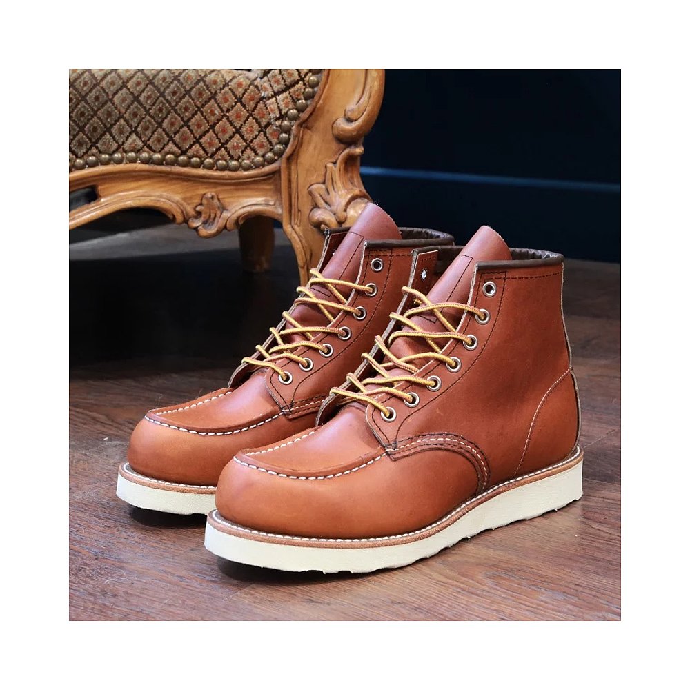 RED WING 红翼 ClassicMoc经典时尚莫克趾高帮工装靴875D 1393.38元