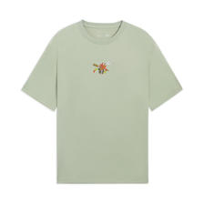 LI-NING 李宁 2022夏季新款纯棉T恤男运动潮流系列男子短袖文化衫AHSS367 沙漠绿