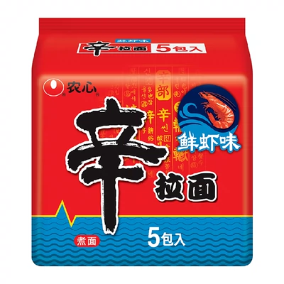 88VIP：NONGSHIM 农心 辛拉面 120g*5袋 13.47元（返2元拉后）