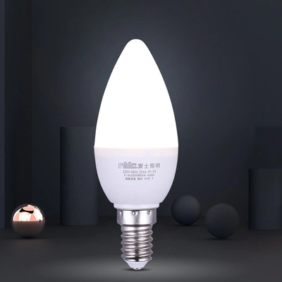 NVC Lighting 雷士照明 E14 LED灯泡 3W 白光 1.62元包邮（需18个淘金币，双重优惠