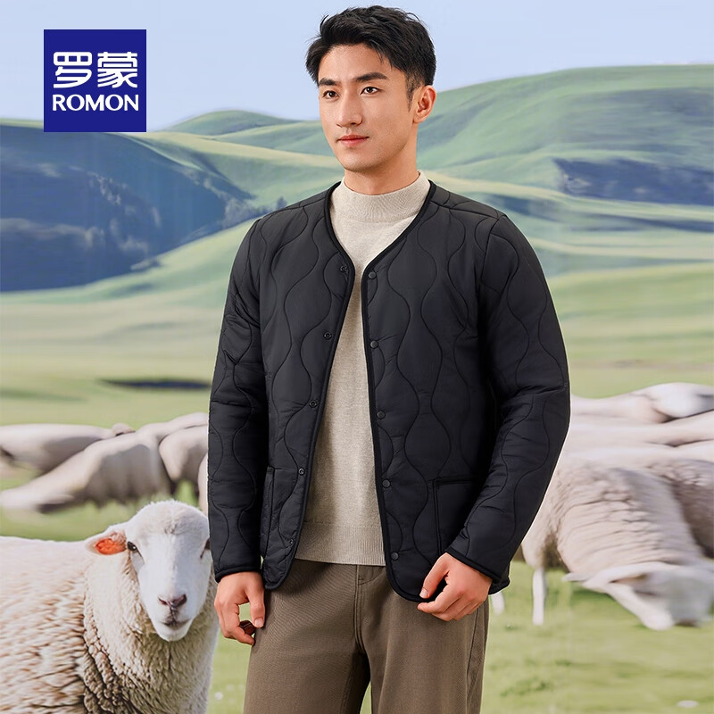 ROMON 罗蒙 25秋冬新款马甲男款户外抓绒背心加厚保暖AE1056 009 S 69元（需用券