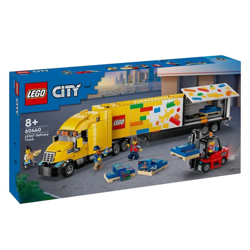百亿补贴：LEGO 乐高 积木城市系列60440黄色运输车搬货卡车儿童拼搭玩具爆