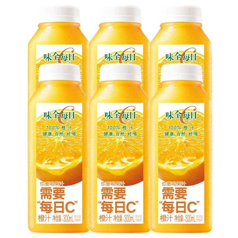 味全 每日C橙汁果汁 橙汁300ml*6瓶 26.53元（需用券）