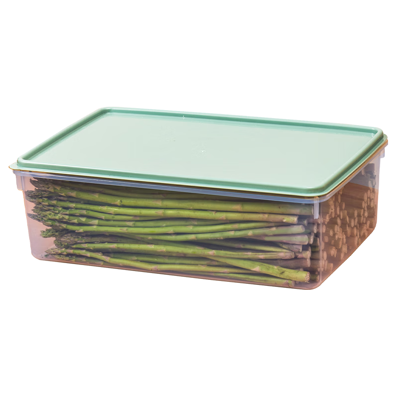 禧天龙 冰箱收纳盒保鲜盒食品级密封保鲜冷冻厨房水果蔬菜鸡蛋储物盒 4L 22