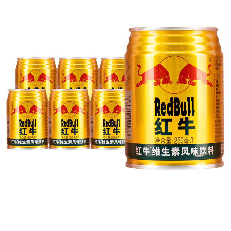 移动端：可口可乐 RedBull红牛维生素风味饮料 250mlX6罐 26.73元（淘金币可抵1.0
