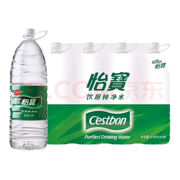 C'estbon 怡宝 饮用水 纯净水 2.08L*8瓶 18.63元（需买7件，需用券）