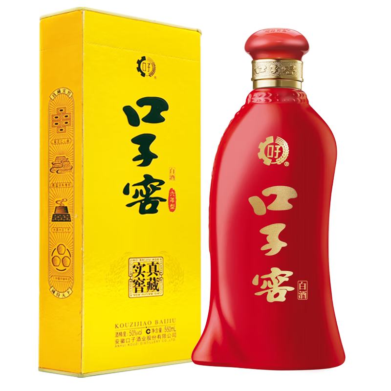 Plus会员：口子窖 六年型 兼香型白酒 50度 550ml*6瓶 766.7元