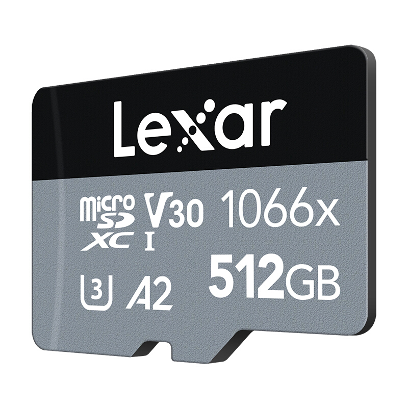 Lexar 雷克沙 MicroSD存储卡 512GB（UHS-I、V30、A2) 399元