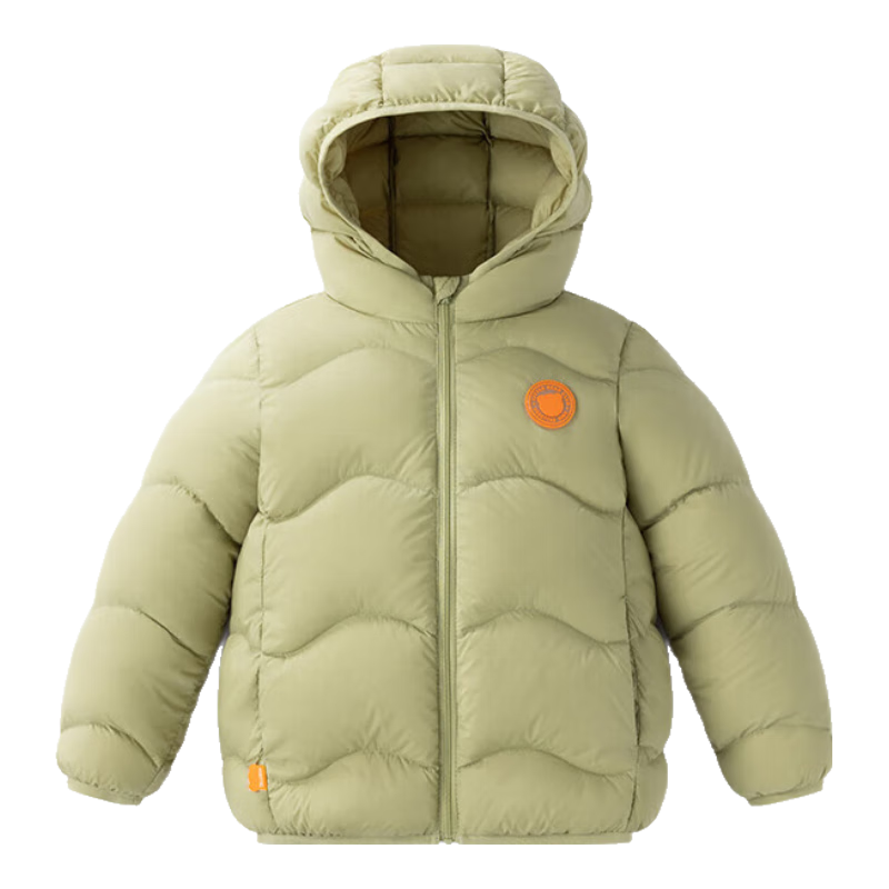 年货不打烊：贝肽斯 儿童90白鸭绒轻盈680+蓬 三防耐脏污 古巴绿 179元（需用