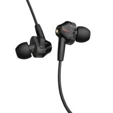 EDIFIER 漫步者 GM360 入耳式双动圈降噪有线耳机 黑金色 3.5mm 79元