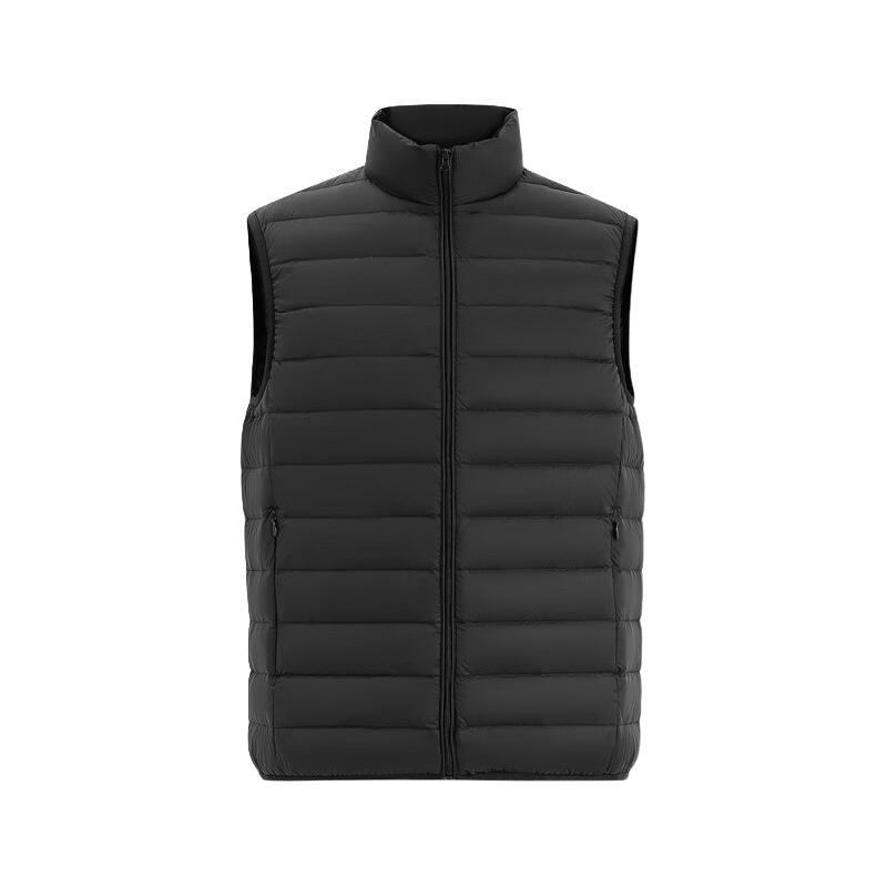 雪中飞 秋冬男式轻薄羽绒服马甲基础男士短款羽绒秋马甲 54.98元