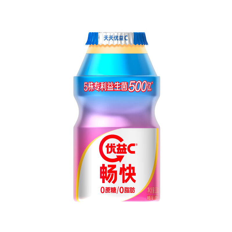 MENGNIU 蒙牛 优益C畅快复合活性益生菌乳饮品塑料瓶100g×5瓶×2排 17.22元（需