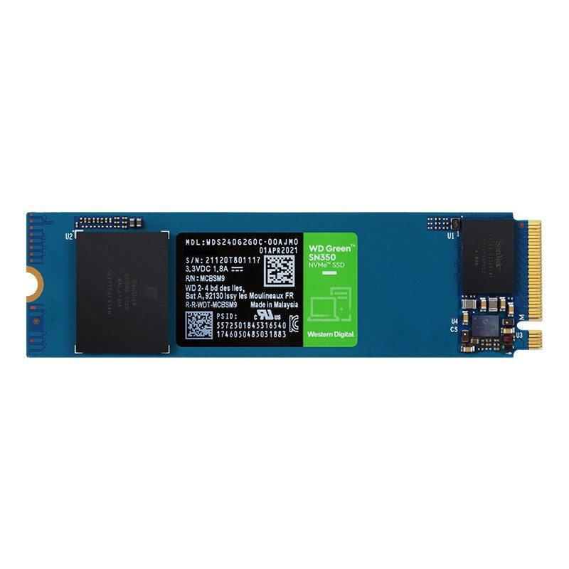 西部数据 SN350 NVMe M.2 固态硬盘 1TB（PCIe 3.0） 322元（需用券）