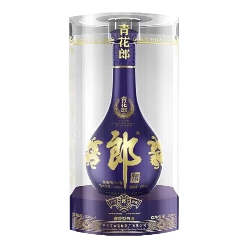 郎酒 青花郎酒 天宝洞藏 陈酿 53%vol 酱香型白酒 500ml 单瓶装 590元（需用券）